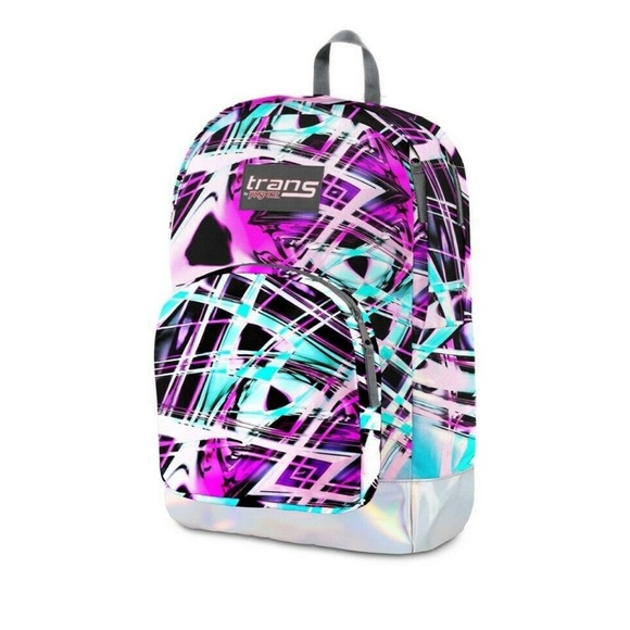 JANSPORT Trans by 17.5 Overt Backpack - Zebra Rose